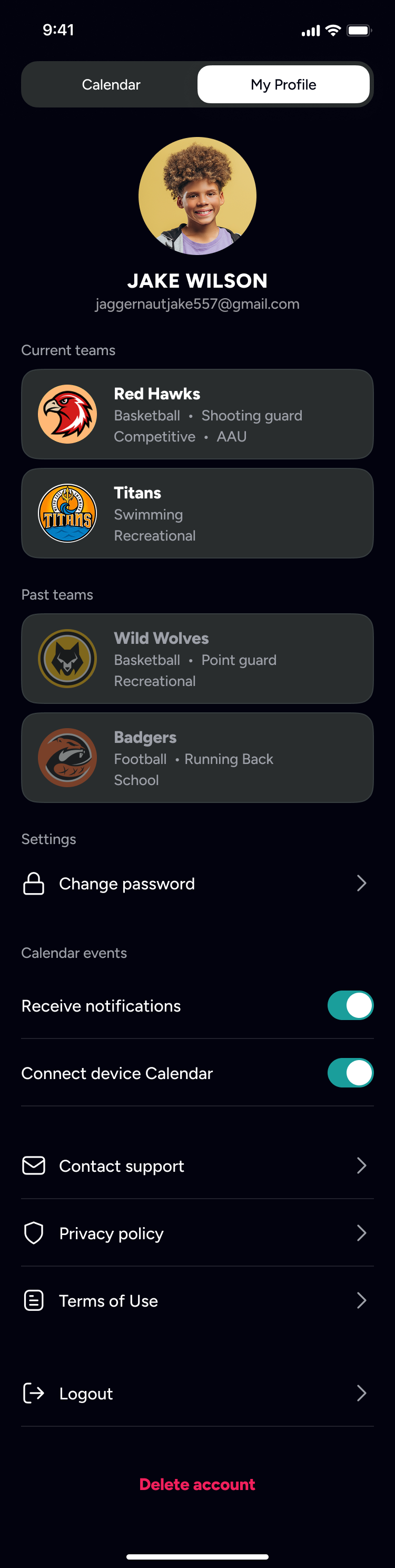 My Profile